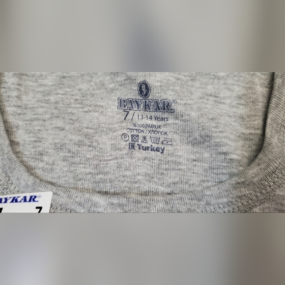 Boy's Tank Undershirts 2 Pack – 100% Cotton - Picture 2 of 2